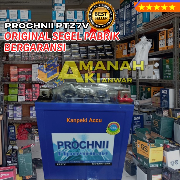 AKI Kering PROCHNII PTZ7V - Untuk Motor YAMAHA: Aerox