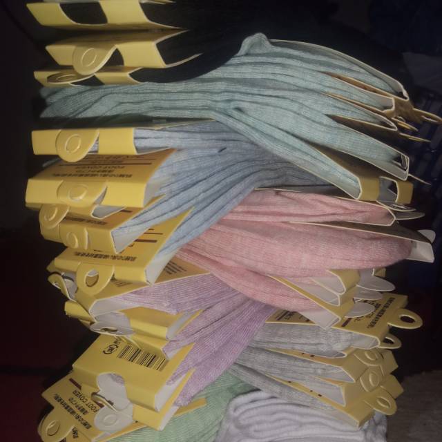 Kaos Kaki Polos Bergaris Kaos Kaki Murah Kaos Kaki Wanita/Pria Kaos Kaki Import