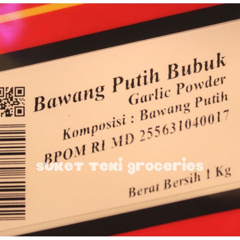 Bawang Putih Bubuk Koepoe Koepoe 1kg Grosir kemasan Standing Pouch Refill