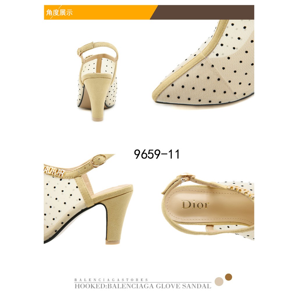 New Arrival ! Top Best Seller Shoes !  Sepatu Wanita Slingback Heel Shoes 9659-11