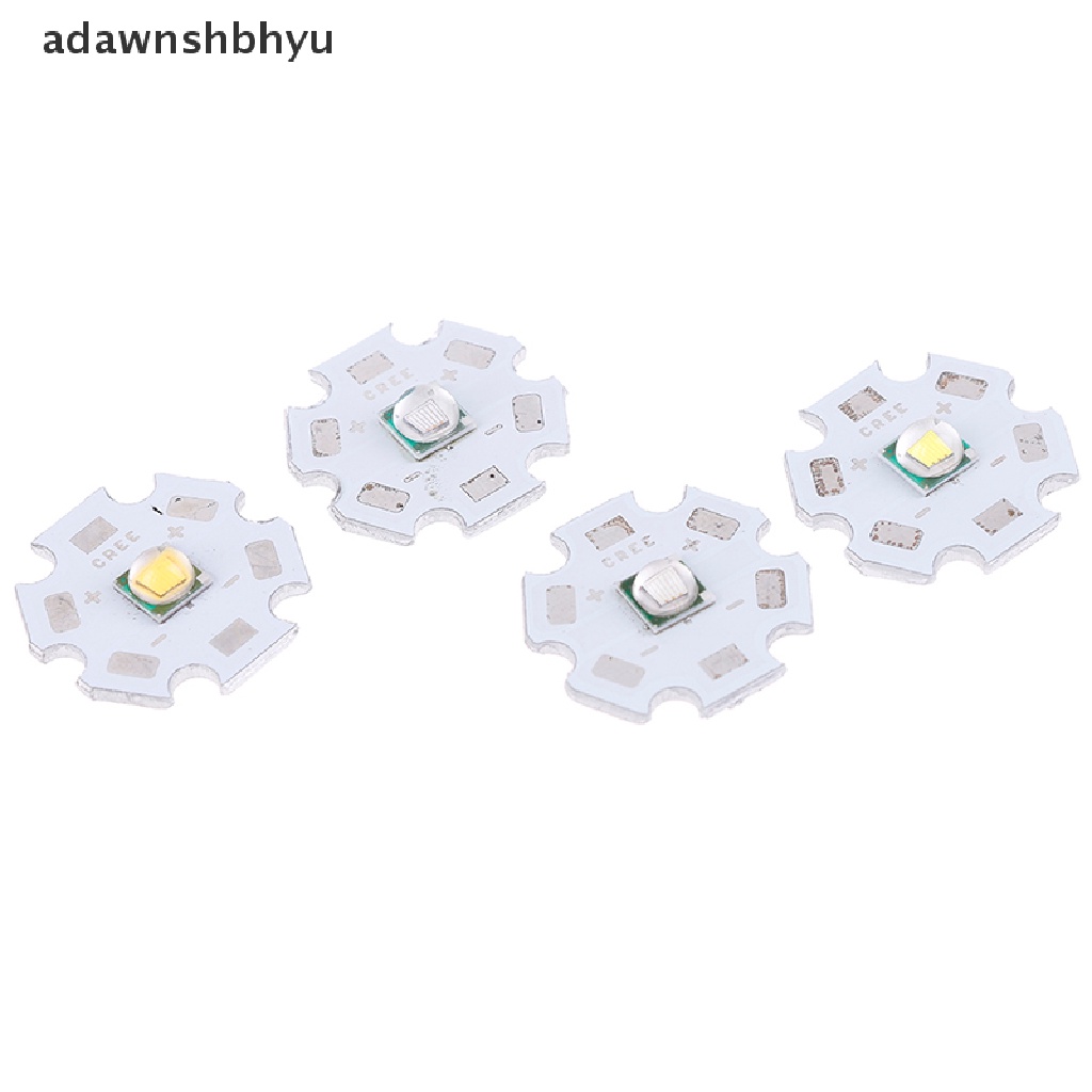 [adawnshbhyu] Cree XML2 XM-L2 10W Putih Merah Hijau Biru Kuning chip LED Daya Tinggi+PCB 16/20mm