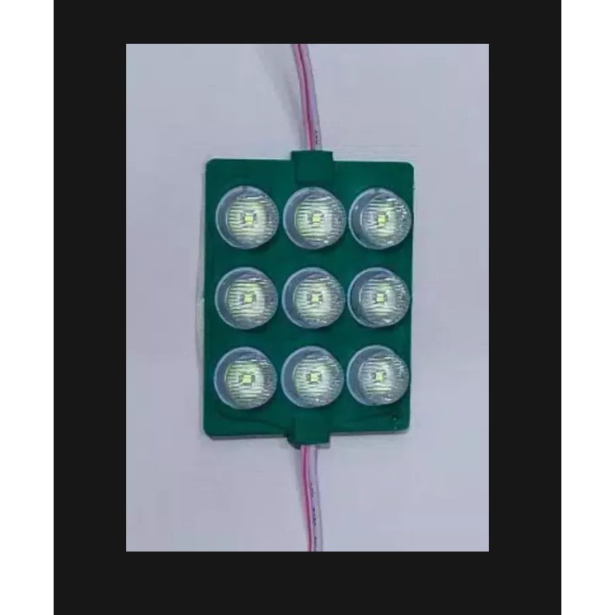 LED MODULE 9 MATA LAMPU LED MODUL SMD 7560 3030 9 MATA 24 VOLT 9WATT VARIASI DEKORASI