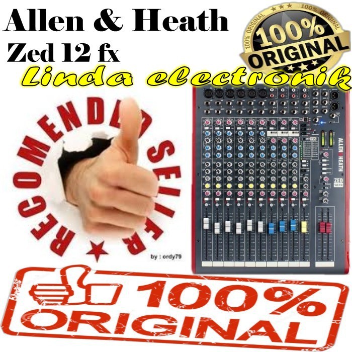 Mixer Allen&Heath ZED 12 FX Original allen&heath zed12 fx