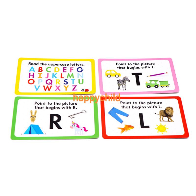 original 86 pcs ABC flash card buku anak buku impor happychild