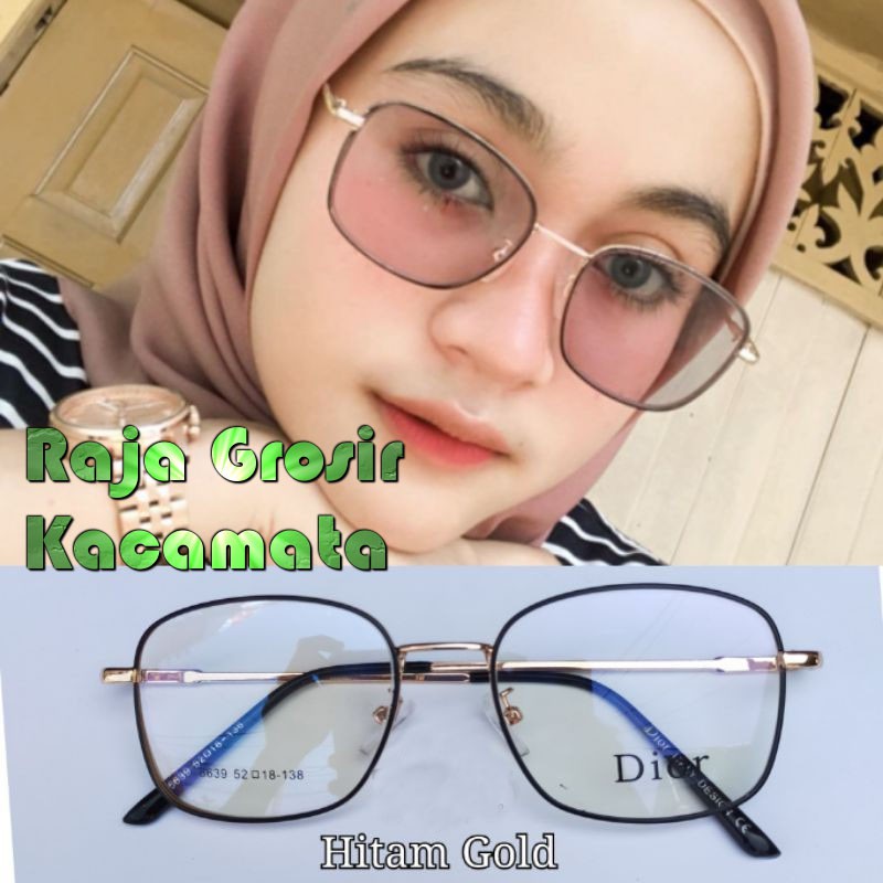 Bisa COD - kacamata Pria Wanita Lensa minus antiradiasi Photochromic 6639 Best Quality