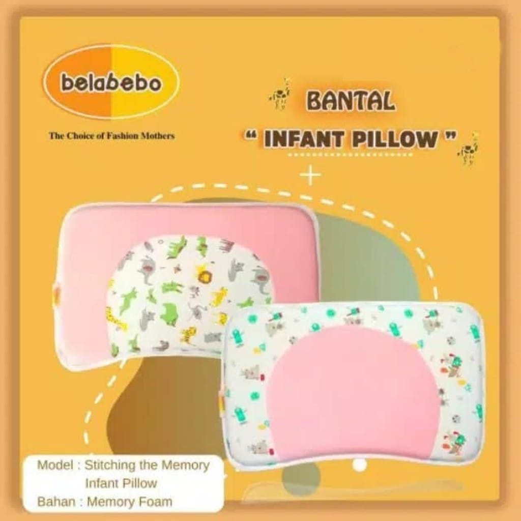 Belabebo Infant Stitching Pillow / Bantal Bayi BB-021