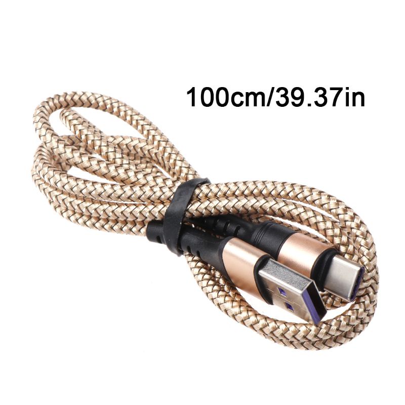 VIVI   USB 3.1 Type C Cable 5A Quick Charge Data Cord for Huawei P20 / P20 Pro Mate 20 Xiaomi Samsung Oneplus Android Mobile Phone Tablet