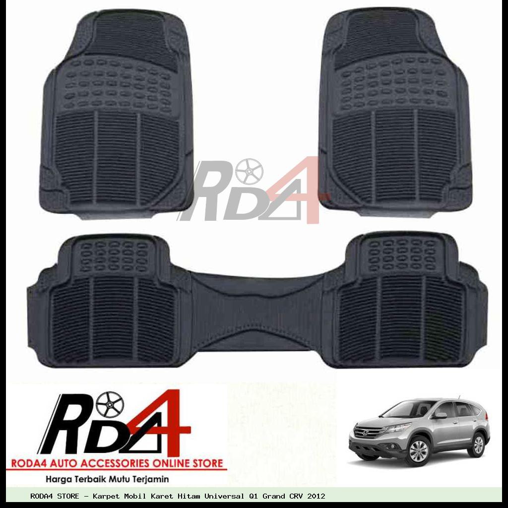 Karpet Mobil Karet Hitam Universal Q1 Grand CRV 2012