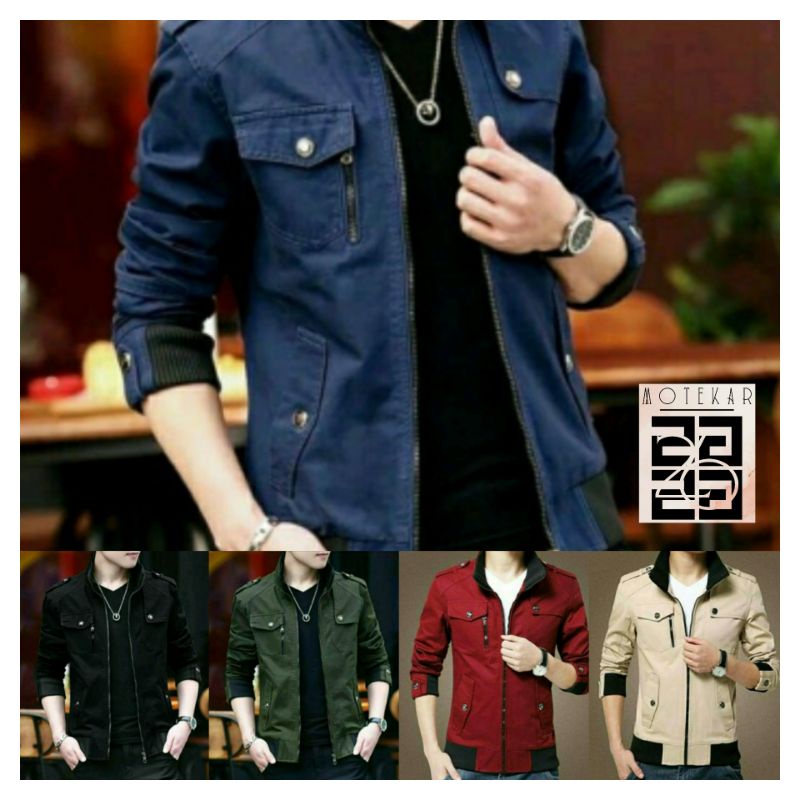 Jaket Semi Jas Casual Pria / Jaket Keren / Jaket Katun