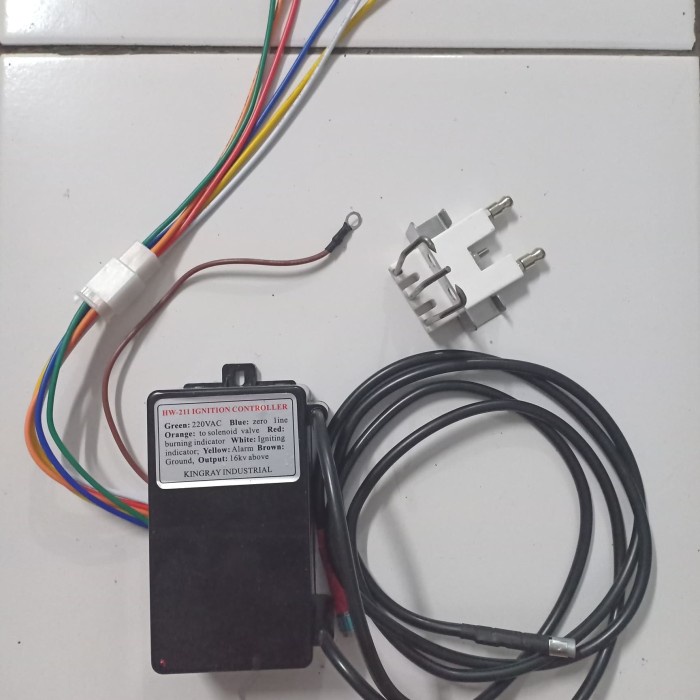 Pemantik Gas Ignition Igniter Controller Kompor Infrared Burner Set