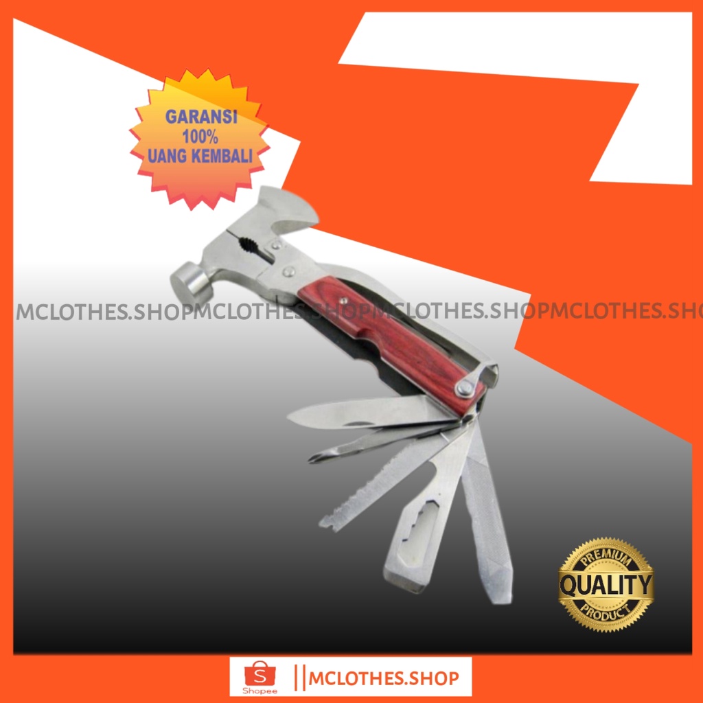 Multifunctional EDC Axe Hammer Survival Tools