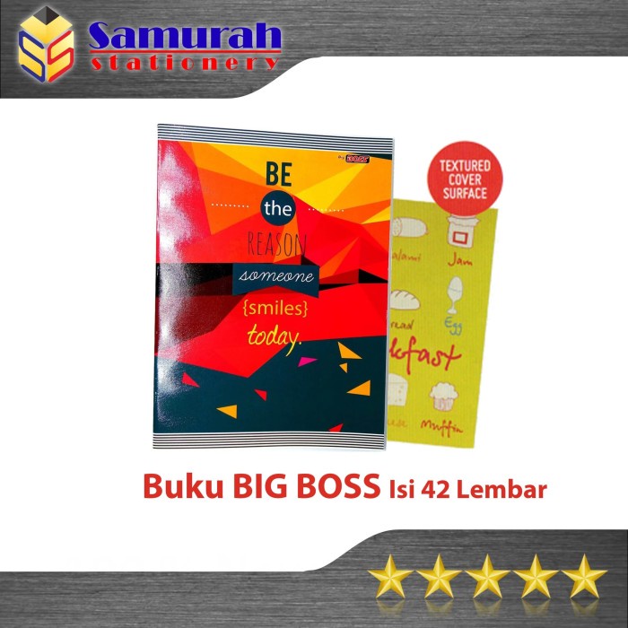 

Buku Tulis Sidu Big Boss 42 Lembar / Bigboss Campus 42 Lbr / Campuss