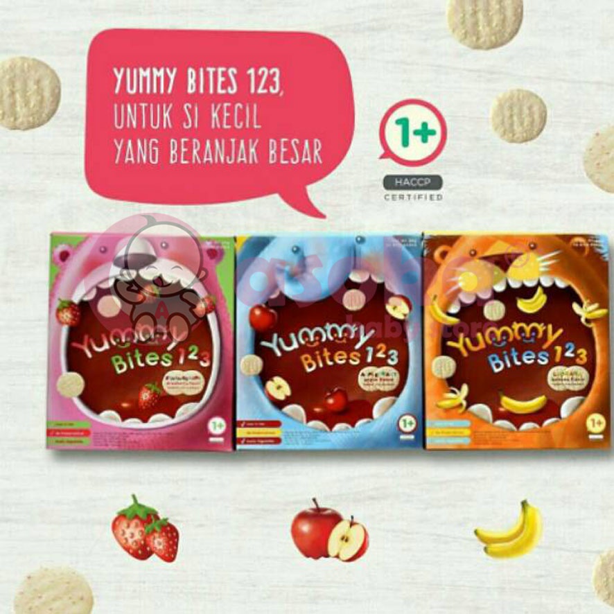 Yummy Bites Rice Crackers 123 50g ASOKA