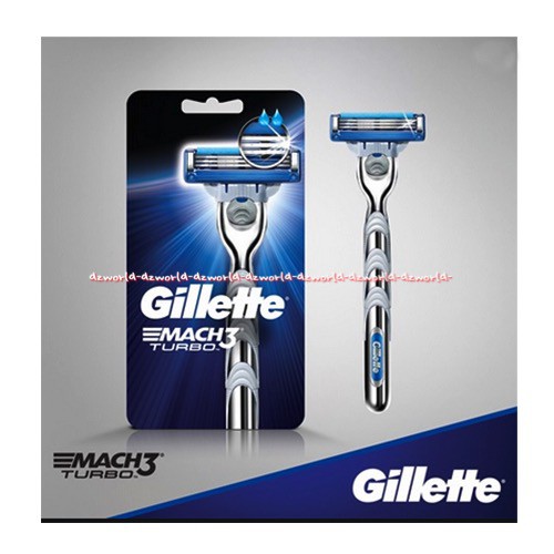 Gillette Mach3 Turbo Pisau Cukur Gilet Shave Nano Thin blades Gilete Gilette