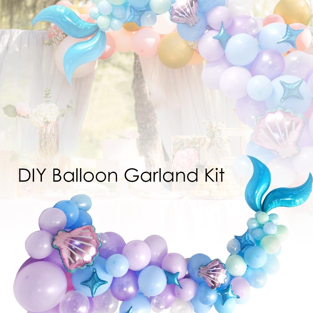 [ 1 set Mermaid theme balloon Decoration For Wedding Birthday Party Kids Gift ]