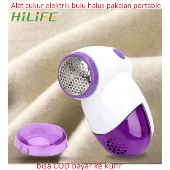 Alat cukur elektrik bulu halus pakaian portable