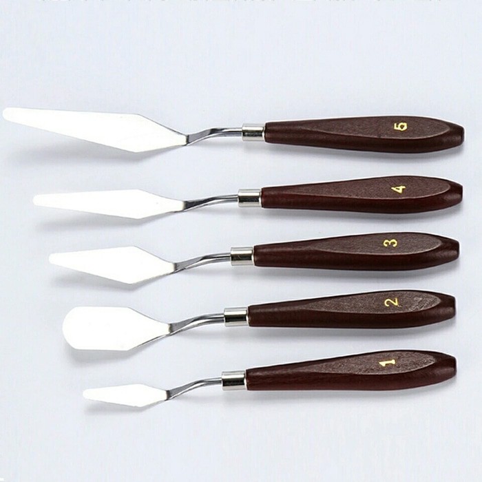 

Painting Knife set. 5 Pcs. / Pisau Palet. / Pisau Lukis