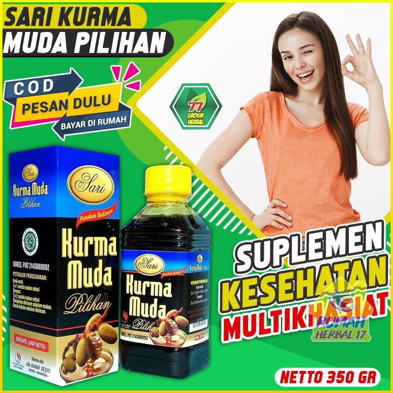 

[BAYAR DI TEMPAT] Sari Kurma Muda Pilihan Original
