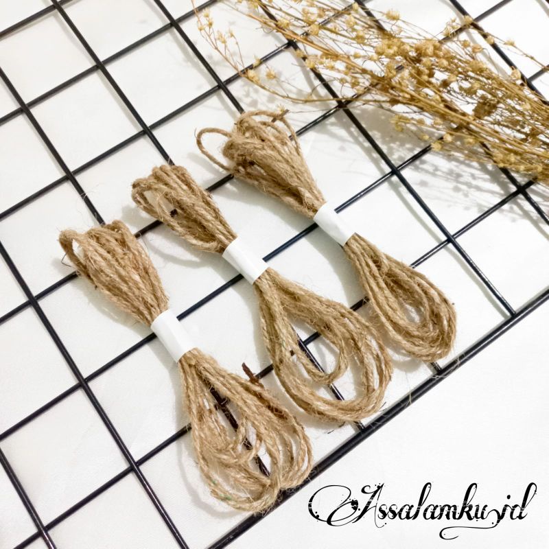 

TALI RAMI PANJANG 2 METER, tebal 3 ply , TALI GONI