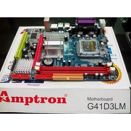 MOTHERBOARD INTEL 775 AMPTRON G41 BARU