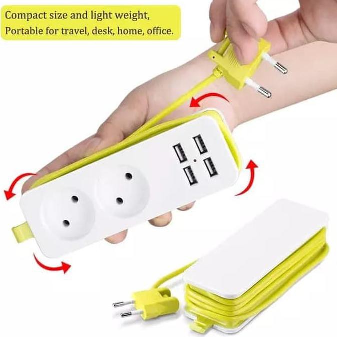 Colokan Listrik Traveling Stop Kontak Traveling Stop Kontak Usb Port Best Product