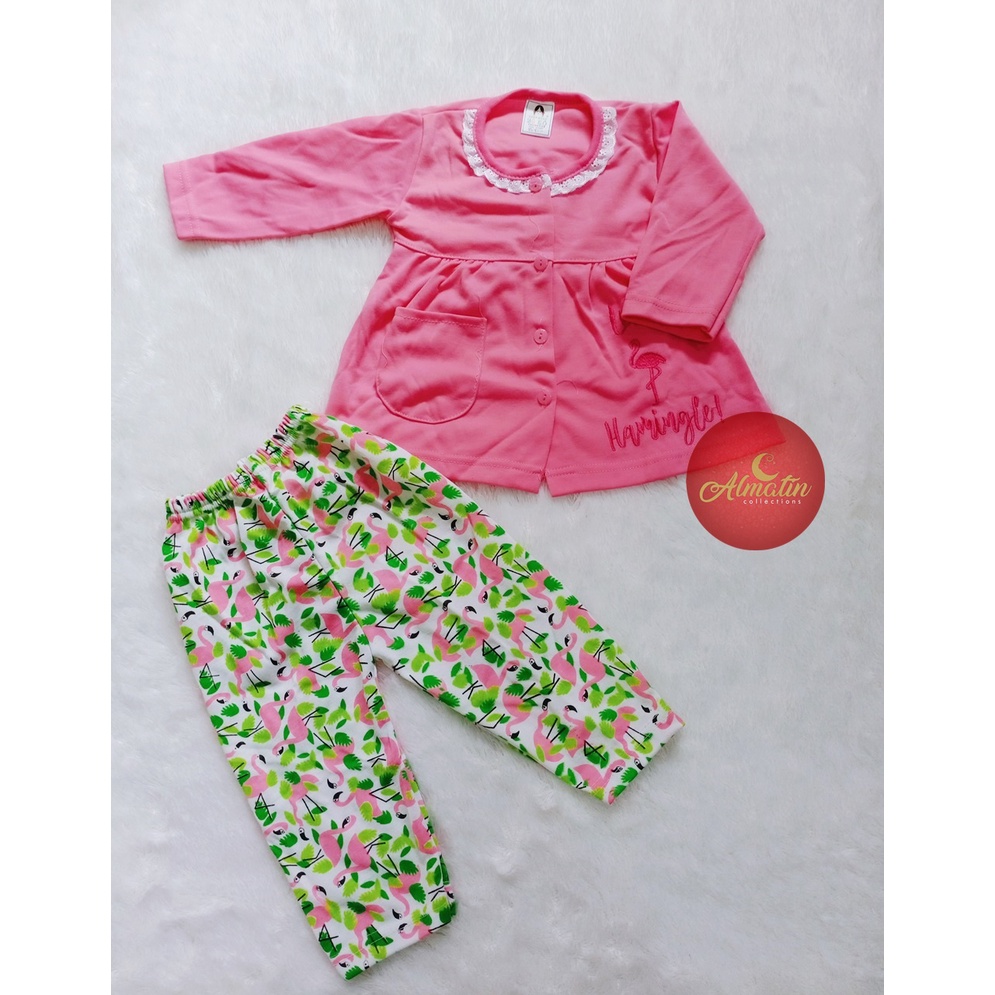 Setelan Piyama Baju Bayi / Baju Panjang Anak / Setelan Harian Anak