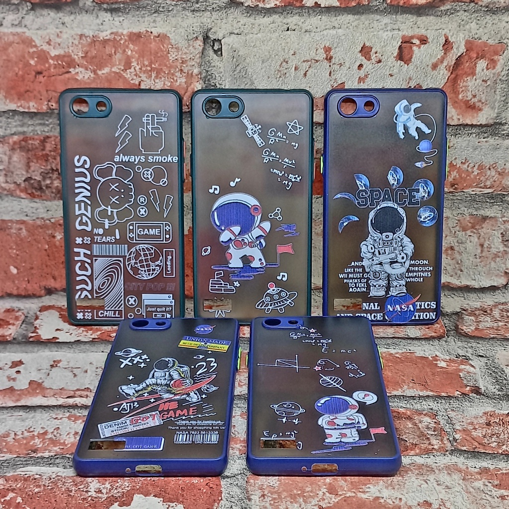 Casing Oppo A1603 Fuze Case Gambar Space Astronot Oppo Neo 7 A33 A33W