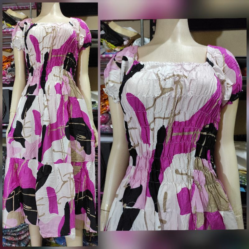 daster bali kerut dada rok pendek michelle zudith