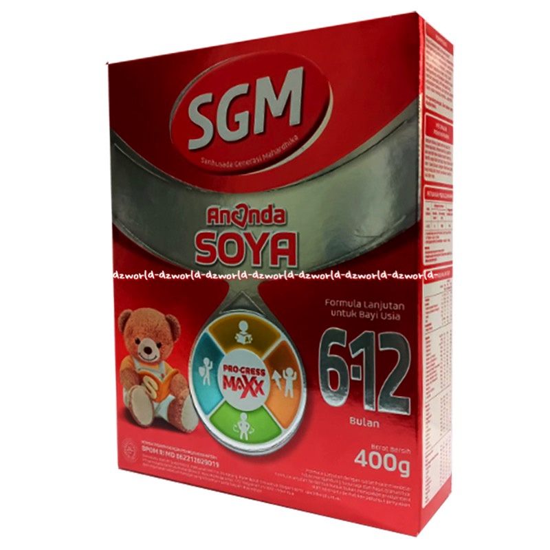 SGM Ananda Soya Advance 6-12bulan 400gr Susu SGM Soya Susu Formula Bayi