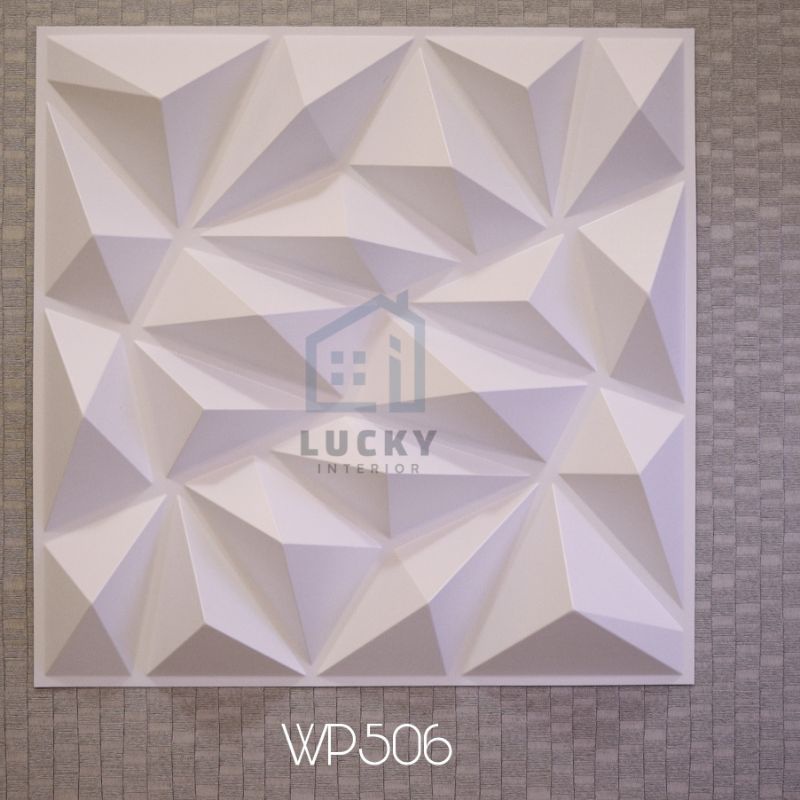 wallpaper panel 3D/ wallpanel 3D PVC 50cm x 50cm-WP506