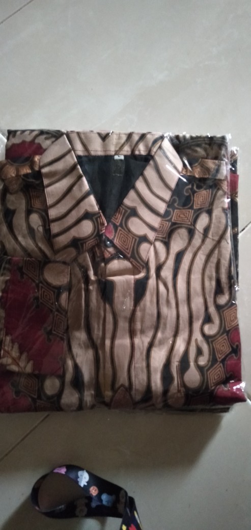 Kemeja Batik Kembang Lombok Ful Furing Katun Halus Baturaden Size M-xxl Asli Solo