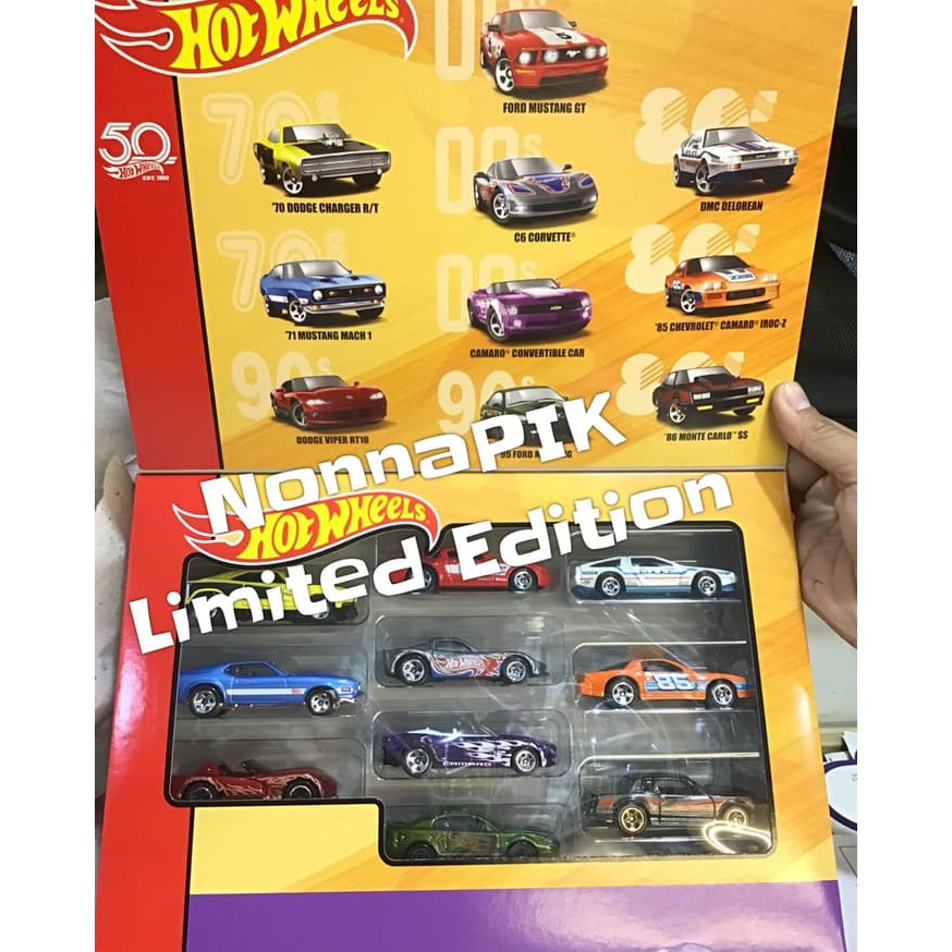 hot wheels 50th anniversary limited edition