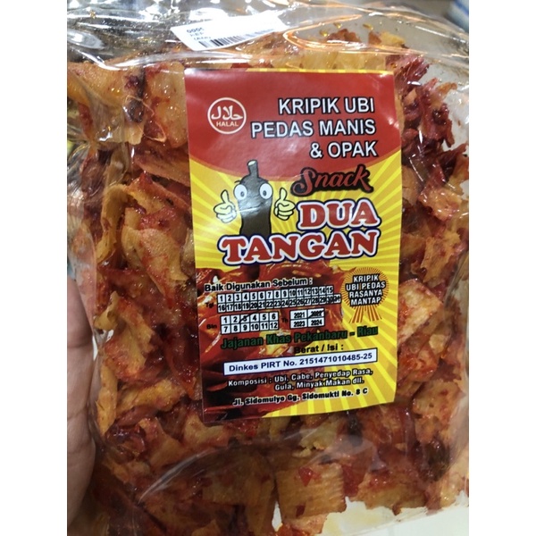 

KERIPIK UBI PEDAS MANIS SNACK DUA TANGAN