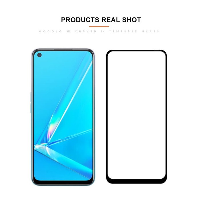 TEMPERED GLASS FULL HD OPPO A72 - FULL LEM COVER SCREEN GUARD