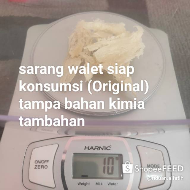 

Sarang walet siap saji (Original) Tanpa bahan kimia