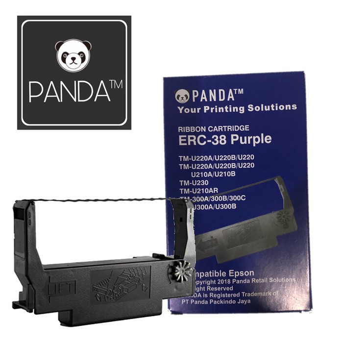 PANDA ERC-38 PRINTER DOTMATRIX RIBBON / PITA / CARTRIDGE FOR EPSON ERC38 - 38