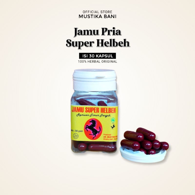Obat Kuat Super Helbeh Kapsul khas timur tengah - Ramuan Herbal Asli Madura