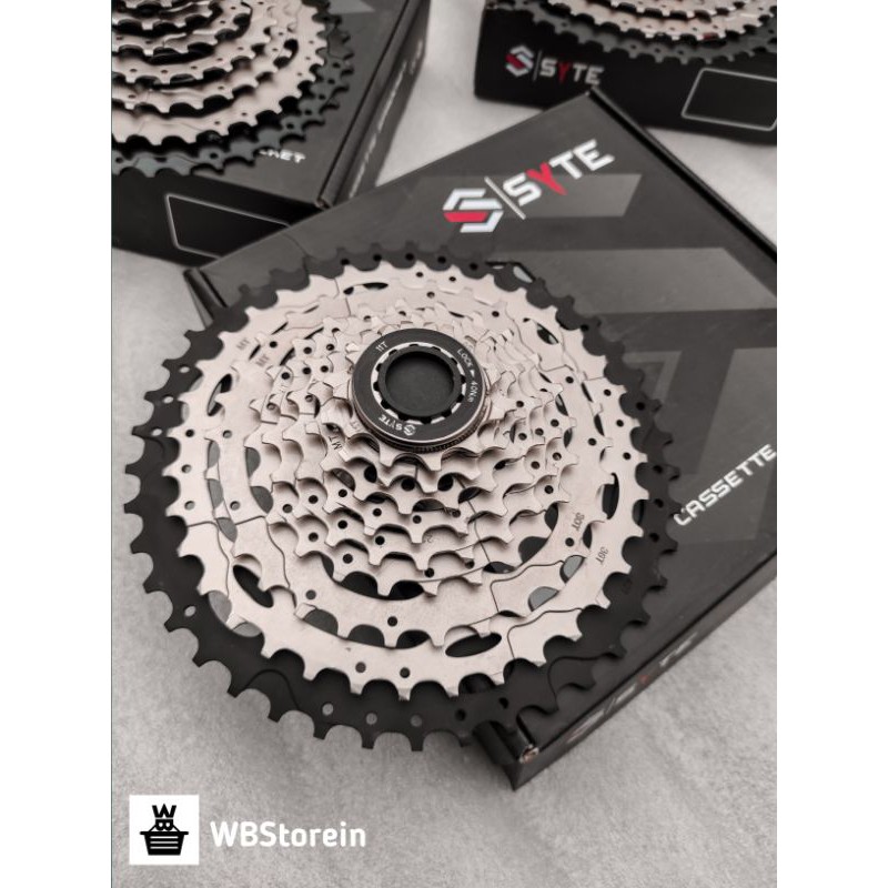 Sprocket Cassette 9 Speed 11-42T SYTE / Gear Ger Sproket 9 Speed 11 - 42T Slop Untuk Sepeda Mtb Seli
