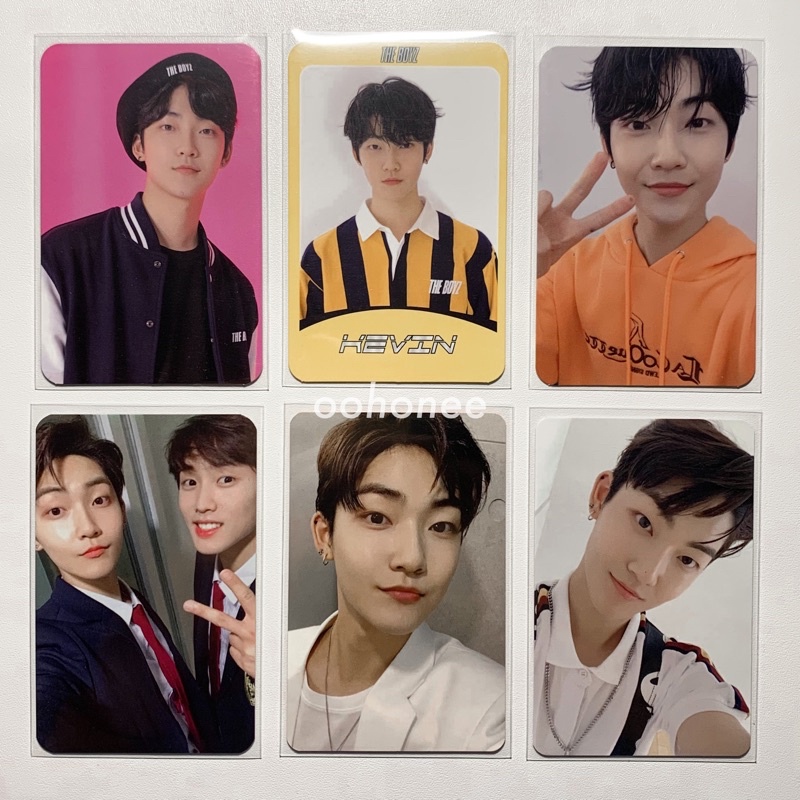 THE BOYZ KEVIN PHOTOCARD PC GIDDY UP SET GO RIGHT HERE REAL DREAM  UNIT MOONBAE