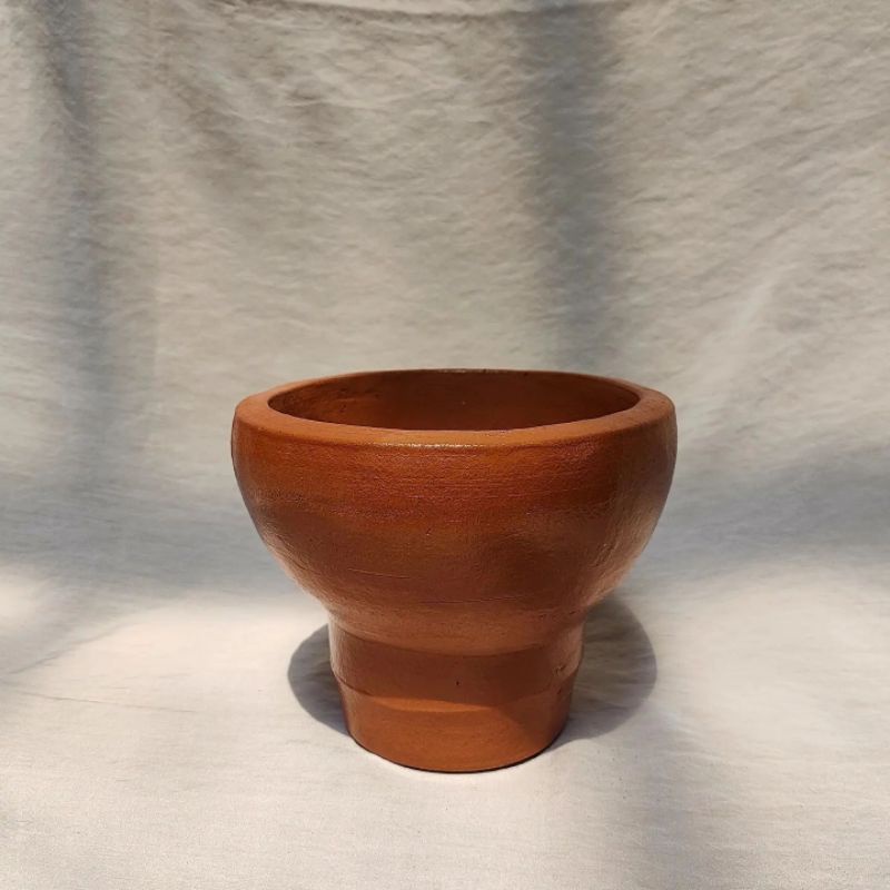 POT PAKU D14. POT TERAKOTA/GERABAH/TERRACOTTA/TANAH LIAT