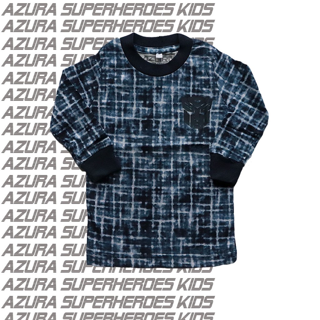  KAOS  SUPERHEROES ANAK  LENGAN PANJANG AZURA  TRANSFORMER 