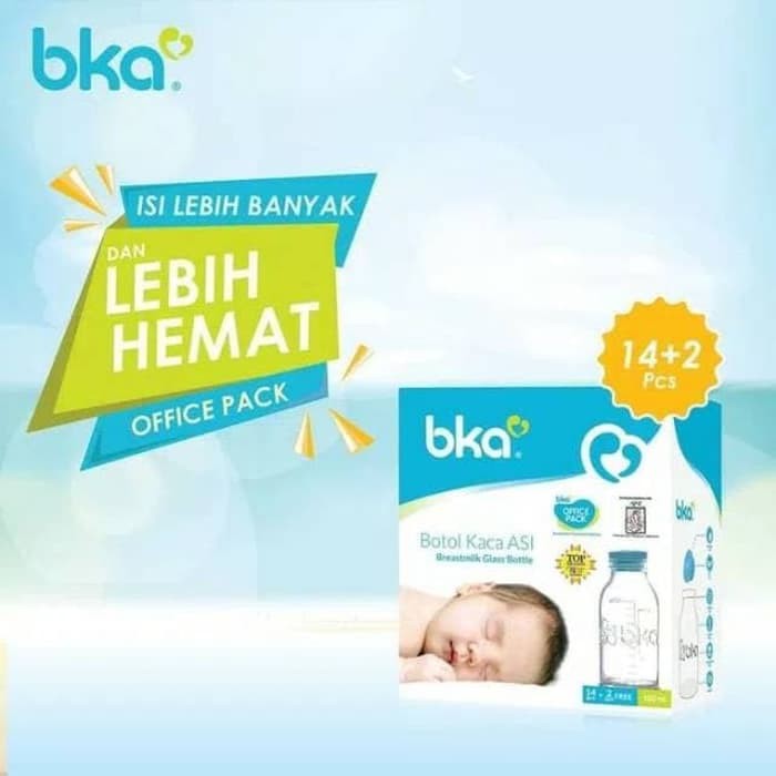 Botol Kaca Asi BKA Pack Isi 16 pcs 100ml