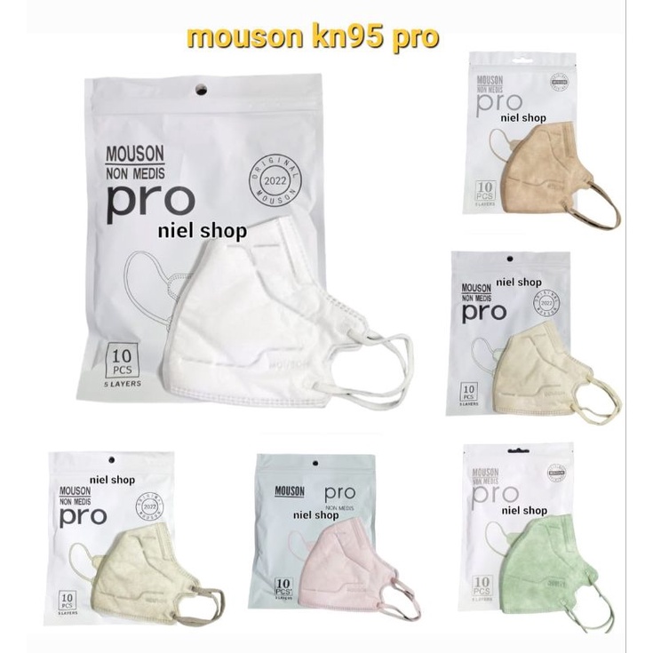 Masker KN95 Mouson Pro isi 10 pcs