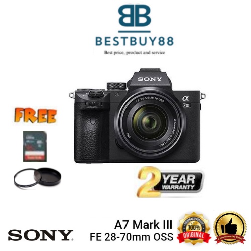 Jual Kamera Mirrorless Sony A7 III KIT FE 2870 OSS Shopee Indonesia
