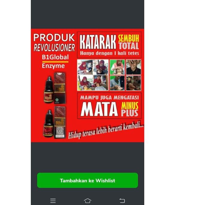 B1global Enzyme 100% ORI 1botol @10 ml - Propolis