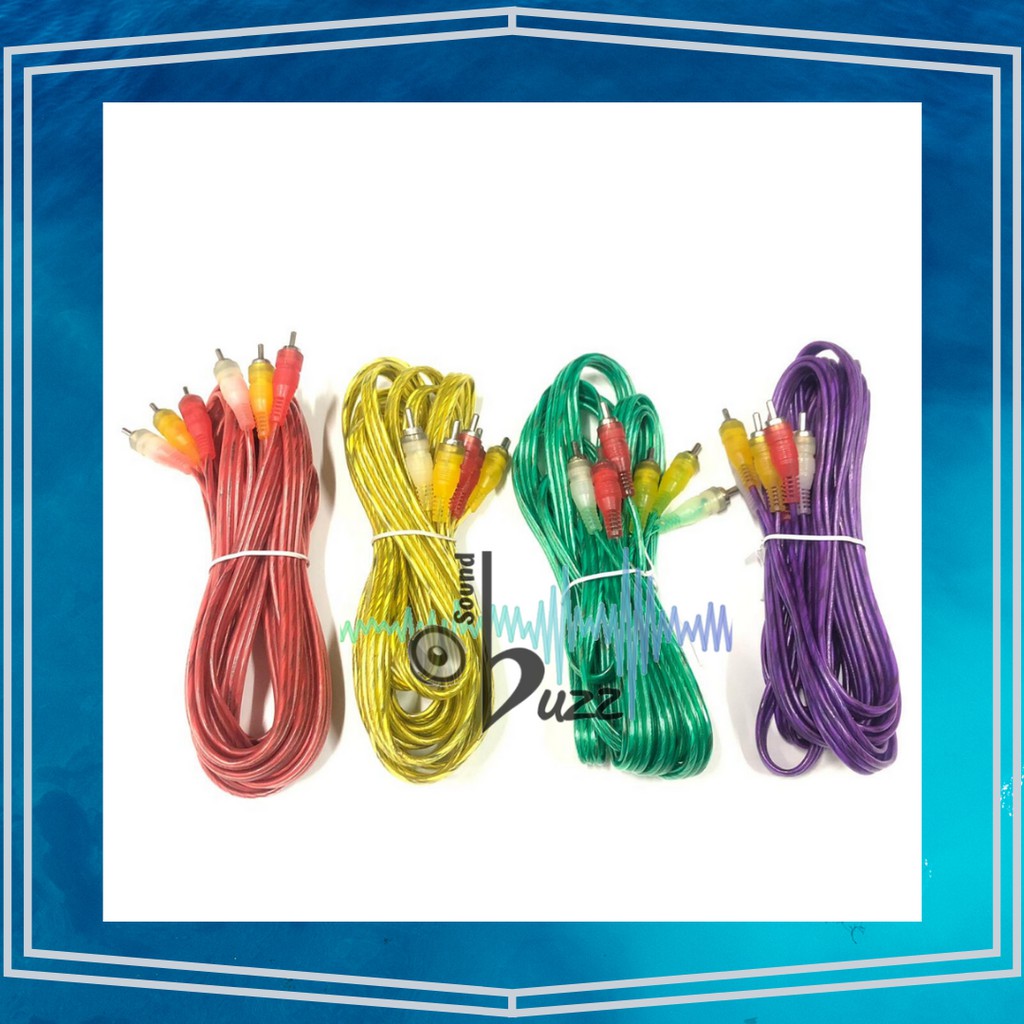 Kabel RCA 3-3 Panjang 5 meter