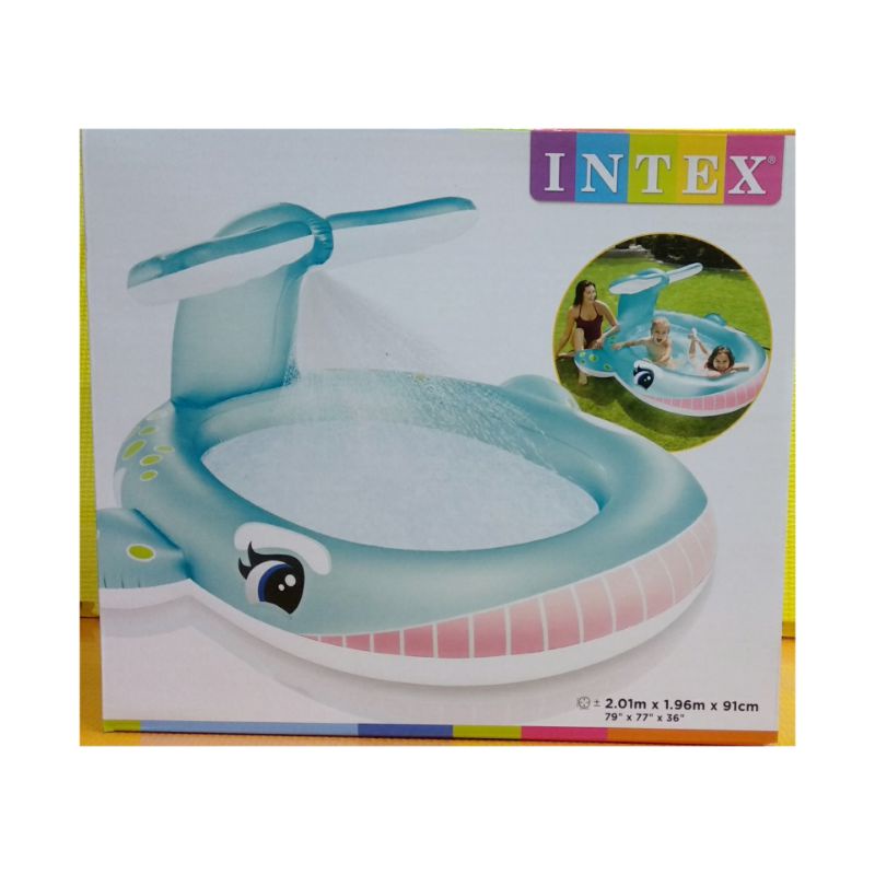 Inflatablestoys - Intex 57440 Kolam Anak Spray (2.01m x 1.96m x 91cm) | Kolam Renang Anak Air Mancur