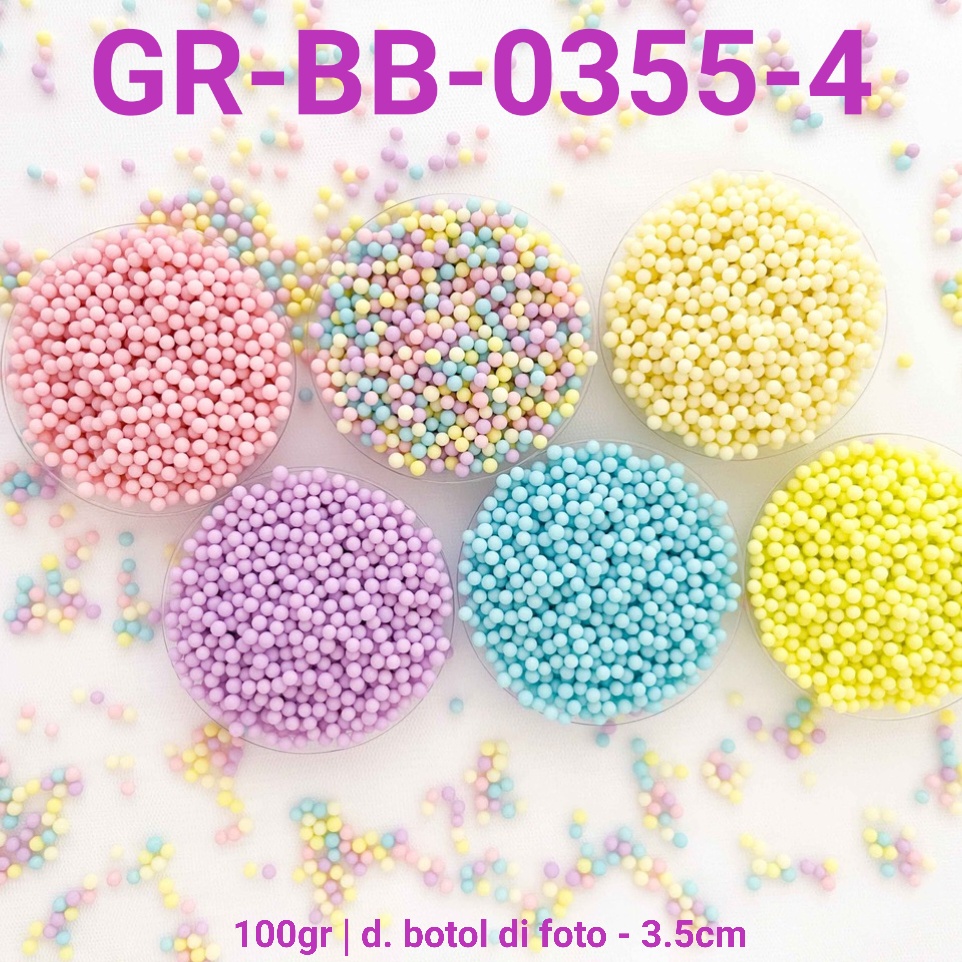 

GR-BB-0355-4 Trimit springkel sprinkles 100gr mutiara telur pastel yamama baking grosir murah sprinkles cake dekorasi mutiara trimit decoration story sprinklestory sprinklesstory sprinkle story yamama baking