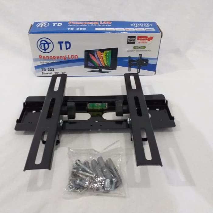 Bracket TV LCD/LED 10-32 Inchi TD-222 (Braket/Breket/Gantungan TV)