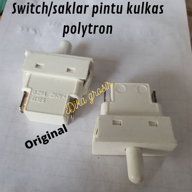 switch/saklar pintu kulkas polytron